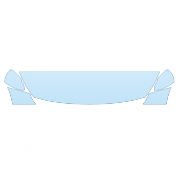 PAINT PROTECTION KIT - 2023 KIA RIO S HOOD FENDERS MIRRORS 18 INCH - PRECUT PPF CLEAR BRA WRAP