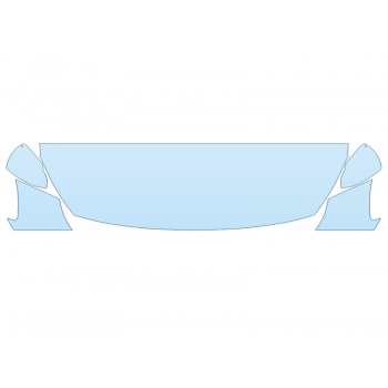 PAINT PROTECTION KIT - 2023 KIA RIO S HOOD FENDERS MIRRORS 24 INCH - PRECUT PPF CLEAR BRA WRAP