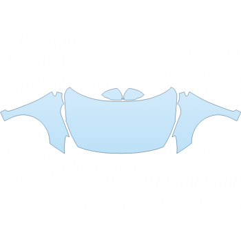 PAINT PROTECTION KIT - 2023 KIA RIO S FULL HOOD FENDERS MIRRORS - PRECUT PPF CLEAR BRA WRAP