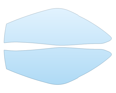 PAINT PROTECTION KIT - 2023 KIA RIO S HEADLIGHTS - PRECUT PPF CLEAR BRA WRAP