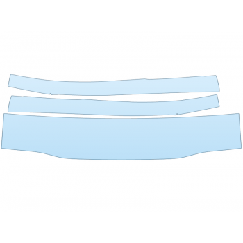 PAINT PROTECTION KIT - 2023 KIA RIO S ROOF PILLARS - PRECUT PPF CLEAR BRA WRAP