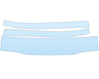 PAINT PROTECTION KIT - 2023 KIA RIO S ROOF PILLARS - PRECUT PPF CLEAR BRA WRAP