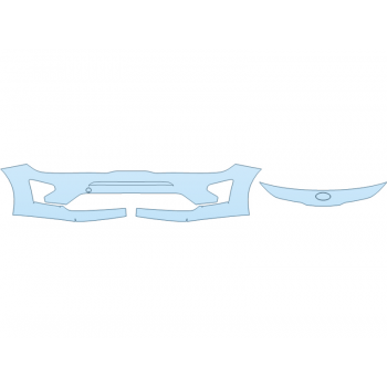 PAINT PROTECTION KIT - 2023 KIA RIO5 S BUMPER (MULTI PIECE) - PRECUT PPF CLEAR BRA WRAP
