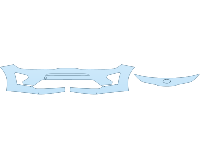 PAINT PROTECTION KIT - 2023 KIA RIO5 S BUMPER (MULTI PIECE) - PRECUT PPF CLEAR BRA WRAP