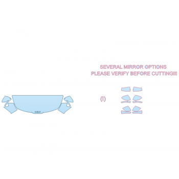 Precut PPF Kit – Clear Bra Paint Protection Film PAINT PROTECTION KIT - 2023 KIA SPORTAGE LX HOOD FENDERS MIRRORS 24 INCH (WRAPPED EDGES) - PRECUT PPF CLEAR BRA WRAP