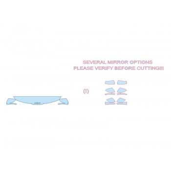 PAINT PROTECTION KIT - 2023 KIA SPORTAGE SX PRESTIGE HOOD FENDERS MIRRORS 12 INCH (WRAPPED EDGES) - PRECUT PPF CLEAR BRA WRAP