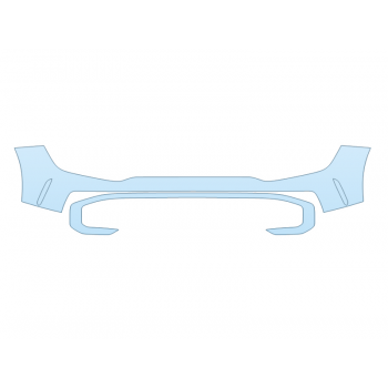 PAINT PROTECTION KIT - 2023 KIA SPORTAGE X-PRO BUMPER - PRECUT PPF CLEAR BRA WRAP