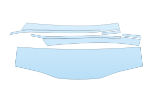 2023 KIA STINGER GT2 ROOF PILLARS