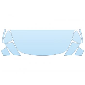 PAINT PROTECTION KIT - 2023 KIA STINGER GT-LINE HOOD FENDERS MIRRORS 24 INCH - PRECUT PPF CLEAR BRA WRAP