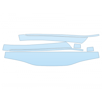 PAINT PROTECTION KIT - 2023 KIA STINGER GT-LINE ROOF PILLARS - PRECUT PPF CLEAR BRA WRAP