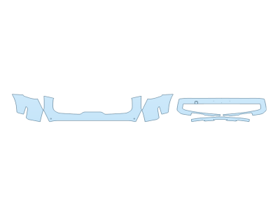 2023 KIA TELLURIDE SX PRESTIGE BUMPER (MULTI PIECE)WITH SENSORS