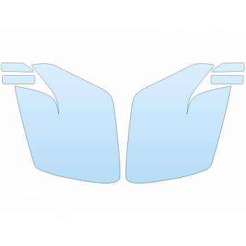 PAINT PROTECTION KIT - 2023 KIA TELLURIDE SX X-LINE HEADLIGHTS FOGLIGHTS - PRECUT PPF CLEAR BRA WRAP