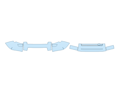PAINT PROTECTION KIT - 2023 LAND ROVER DEFENDER 110 BUMPER (MULTI PIECE) - PRECUT PPF CLEAR BRA WRAP