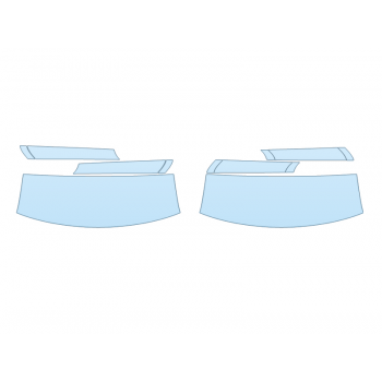 PAINT PROTECTION KIT - 2023 LAND ROVER DEFENDER 110 ROOF PILLARS - PRECUT PPF CLEAR BRA WRAP