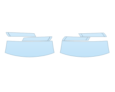 PAINT PROTECTION KIT - 2023 LAND ROVER DEFENDER 110 ROOF PILLARS - PRECUT PPF CLEAR BRA WRAP