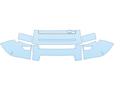 PAINT PROTECTION KIT - 2023 LAND ROVER DEFENDER 110 X-DYNAMIC HSE BUMPER - PRECUT PPF CLEAR BRA WRAP