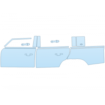 PAINT PROTECTION KIT - 2025 LAND ROVER DEFENDER 130 OUTBOUND DRIVER SIDE - PRECUT PPF CLEAR BRA WRAP