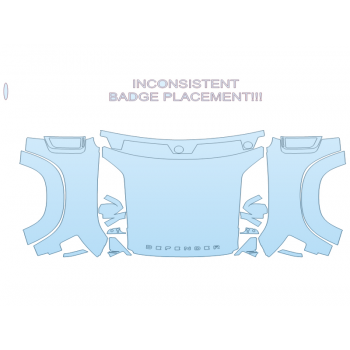 Precut PPF Kit – Clear Bra Paint Protection Film PAINT PROTECTION KIT - 2025 LAND ROVER DEFENDER 130 OUTBOUND FULL HOOD FENDERS MIRRORS FENDER FLARES(WRAPPED EDGES) - PRECUT PPF CLEAR BRA WRAP