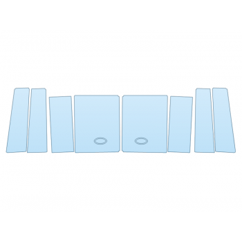 Precut PPF Kit – Clear Bra Paint Protection Film PAINT PROTECTION KIT - 2023 LAND ROVER DEFENDER 130 OUTBOUND B PILLARS - PRECUT PPF CLEAR BRA WRAP