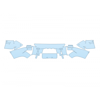 PAINT PROTECTION KIT - 2023 LAND ROVER DEFENDER 130 S REAR BUMPER FENDER FLARES - PRECUT PPF CLEAR BRA WRAP