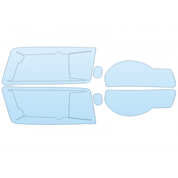 PAINT PROTECTION KIT - 2023 LAND ROVER DEFENDER 90 V8 HEADLIGHTS FOGLIGHTS - PRECUT PPF CLEAR BRA WRAP