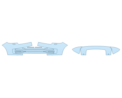 PAINT PROTECTION KIT - 2023 LAND ROVER RANGE ROVER SE BUMPER (MULTI PIECE) - PRECUT PPF CLEAR BRA WRAP