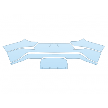 PAINT PROTECTION KIT - 2025 LAND ROVER RANGE ROVER SPORT AUTOBIOGRAPHY REAR BUMPER - PRECUT PPF CLEAR BRA WRAP