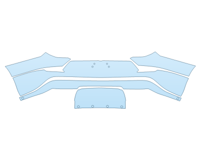 PAINT PROTECTION KIT - 2025 LAND ROVER RANGE ROVER SPORT DYNAMIC REAR BUMPER - PRECUT PPF CLEAR BRA WRAP