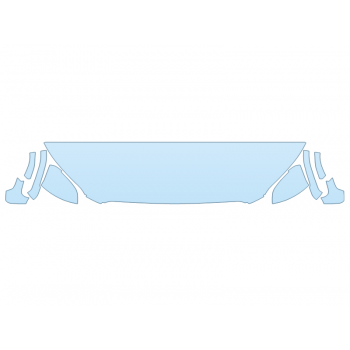 PAINT PROTECTION KIT - 2023 LINCOLN CORSAIR GRAND TOURING HOOD FENDERS MIRRORS 18 INCH (WRAPPED EDGES) - PRECUT PPF CLEAR BRA WRAP