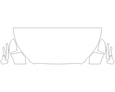 2023 LINCOLN CORSAIR PREMIERE HOOD FENDERS MIRRORS 30 IN(WRAPPED EDGES)