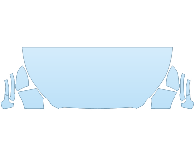 PAINT PROTECTION KIT - 2023 LINCOLN CORSAIR PREMIERE HOOD FENDERS MIRRORS 30 IN(WRAPPED EDGES) - PRECUT PPF CLEAR BRA WRAP