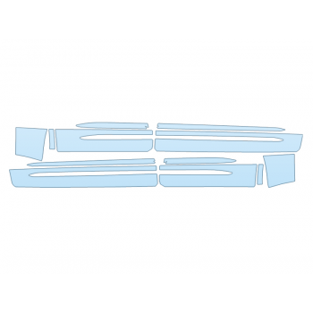PAINT PROTECTION KIT - 2023 LINCOLN CORSAIR PREMIERE ROCKERS - PRECUT PPF CLEAR BRA WRAP