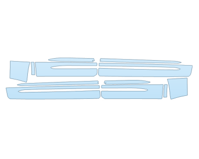 PAINT PROTECTION KIT - 2023 LINCOLN CORSAIR PREMIERE ROCKERS - PRECUT PPF CLEAR BRA WRAP