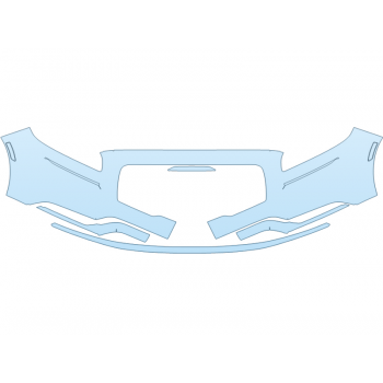 PAINT PROTECTION KIT - 2023 LINCOLN NAUTILUS SELECT BUMPER - PRECUT PPF CLEAR BRA WRAP
