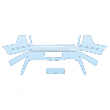 PAINT PROTECTION KIT - 2023 LINCOLN NAVIGATOR BLACK LABEL REAR BUMPER - PRECUT PPF CLEAR BRA WRAP