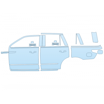 PAINT PROTECTION KIT - 2023 LINCOLN NAVIGATOR BLACK LABEL DRIVER SIDE - PRECUT PPF CLEAR BRA WRAP