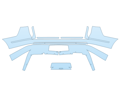 PAINT PROTECTION KIT - 2023 LINCOLN NAVIGATOR RESERVE REAR BUMPER - PRECUT PPF CLEAR BRA WRAP