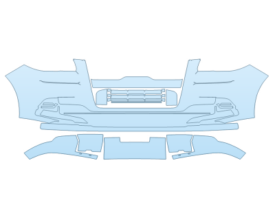 PAINT PROTECTION KIT - 2023 LINCOLN NAVIGATOR L BLACK LABEL BUMPER - PRECUT PPF CLEAR BRA WRAP
