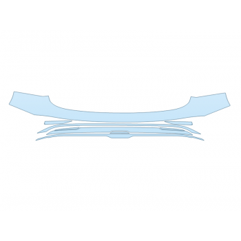 PAINT PROTECTION KIT - 2023 LUCID AIR PURE REAR BUMPER - PRECUT PPF CLEAR BRA WRAP