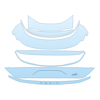 Precut PPF Kit – Clear Bra Paint Protection Film PAINT PROTECTION KIT - 2023 LUCID AIR SAPPHIRE TRUNK - PRECUT PPF CLEAR BRA WRAP