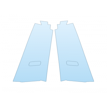 PAINT PROTECTION KIT - 2023 LUCID AIR SAPPHIRE B PILLARS - PRECUT PPF CLEAR BRA WRAP