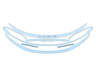 PAINT PROTECTION KIT - 2023 LUCID AIR SAPPHIRE GRILL - PRECUT PPF CLEAR BRA WRAP