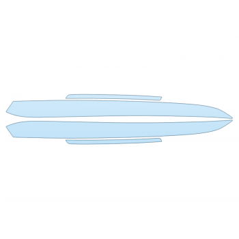 PAINT PROTECTION KIT - 2023 LUCID AIR SAPPHIRE HEADLIGHTS FOGLIGHTS - PRECUT PPF CLEAR BRA WRAP