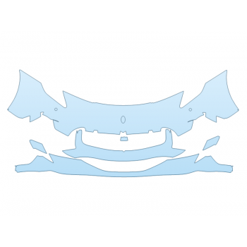 PAINT PROTECTION KIT - 2023 MASERATI MC20 CIELO BUMPER - PRECUT PPF CLEAR BRA WRAP