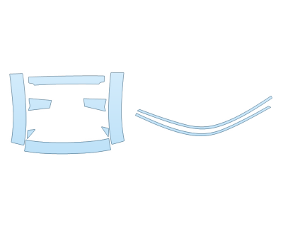 PAINT PROTECTION KIT - 2023 MASERATI MC20 CIELO FULL ROOF - PRECUT PPF CLEAR BRA WRAP