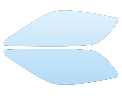 PAINT PROTECTION KIT - 2023 MASERATI MC20 CIELO HEADLIGHTS - PRECUT PPF CLEAR BRA WRAP