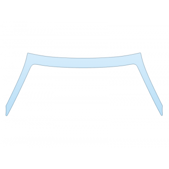 PAINT PROTECTION KIT - 2023 MASERATI MC20 CIELO ROOF PILLARS - PRECUT PPF CLEAR BRA WRAP