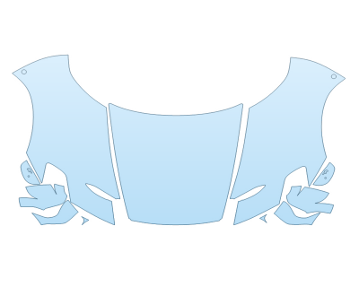 PAINT PROTECTION KIT - 2023 MASERATI MC20 COUPE FULL HOOD FENDERS MIRRORS(WRAPPED EDGES) - PRECUT PPF CLEAR BRA WRAP