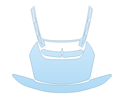 PAINT PROTECTION KIT - 2023 MASERATI MC20 COUPE TRUNK - PRECUT PPF CLEAR BRA WRAP