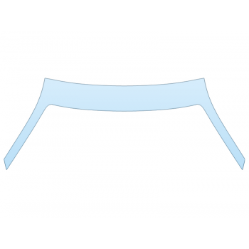 PAINT PROTECTION KIT - 2023 MASERATI MC20 COUPE ROOF PILLARS - PRECUT PPF CLEAR BRA WRAP